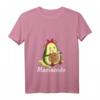 Damen Lustiges Avocado Mama Mamacado werdende Mutter T-Shirt mit V-Ausschnitt – Witziges Schwangerschafts- und Mutterschaftsgeschenk