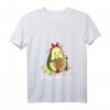 Damen Lustiges Avocado Mama Mamacado werdende Mutter T-Shirt mit V-Ausschnitt – Witziges Schwangerschafts- und Mutterschaftsgeschenk