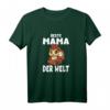 Beste Mama der Welt Muttertag Mutter Eule T-Shirt – Lustiges Geschenk für Mutti zum Muttertag und Geburtstag