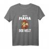 Beste Mama der Welt Muttertag Mutter Eule T-Shirt – Lustiges Geschenk für Mutti zum Muttertag und Geburtstag