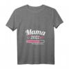 Lustiges Mama Loading 2022 Schwangerschafts-T-Shirt mit V-Ausschnitt – Perfekt zur Babyankündigung & als Geschenk für werdende Mütter