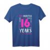 16. Geburtstag Hemd für Tochter und Nichte - Perfektes Mädchen T-Shirt als Geschenk zum 16. Geburtstag