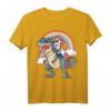 Einhorn reiten Dinosaurier T Rex T-Shirt – Lustiges Fantasy Graphic Tee für Kinder, Teenager & Erwachsene – Perfektes Geschenk für Einhorn- und Dinosaurier-Fans