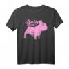 Französische Bulldogge Mutter Frenchy Hundebesitzer Geschenk T-Shirt - Lustiges Bulldoggen T-Shirt für Spaziergänge, Geburtstage & Weihnachten