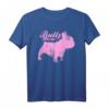Französische Bulldogge Mutter Frenchy Hundebesitzer Geschenk T-Shirt - Lustiges Bulldoggen T-Shirt für Spaziergänge, Geburtstage & Weihnachten