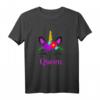 Mutter und Tochter Partnerlook Einhorn Queen T-Shirt – Perfekt für Geburtstage, Muttertag & als Geschenk für Familie und Freunde