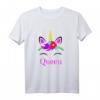 Mutter und Tochter Partnerlook Einhorn Queen T-Shirt – Perfekt für Geburtstage, Muttertag & als Geschenk für Familie und Freunde