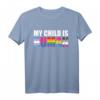 Gay Pride Mein Kind ist ein Mensch - Stolzes Eltern T-Shirt für LGBTQ-Verbündete und Pride-Events