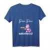 Damen PEW Madafakas Lustiges Einhorn mit Regenbogenpistole - Weißes V-Ausschnitt T-Shirt für Fantasy, Sci-Fi, Humor & Geburtstagsgeschenke