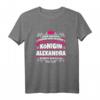 Alexandra Name Lustiges Königin Shirt mit Krone - Personalisiertes Geschenk für Frauen, Mutter, Tante, Tochter & mehr