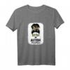 Schwarze Autismus Mama T-Shirt – Unterstütze das Autismus-Bewusstsein für Mütter, Familien & Freunde am Welt-Autismus-Tag und Muttertag