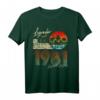 HapDog Geschenk Vintage Legendär T-Shirt - Lustiges Outfit für Männer und Frauen, Retro Design für den besonderen Tag