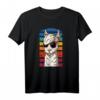 Retro Lama mit Sonnenbrille Tierliebhaber T-Shirt – Perfektes Geschenk für Lama- und Alpaka-Fans zu Weihnachten, Geburtstag & Ostern