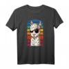 Retro Lama mit Sonnenbrille Tierliebhaber T-Shirt – Perfektes Geschenk für Lama- und Alpaka-Fans zu Weihnachten, Geburtstag & Ostern