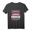 Denise Name Lustiges Königin Shirt – Personalisiertes Geschenk für Frauen mit Krone, perfekt für Geburtstag, Weihnachten, Festival & Party