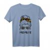 Momlife Leoparden-Sonnenbrille und Sonnenblume Muttertag T-Shirt – Stilvolles Geschenk für Mama, Oma & Tante zum Muttertag