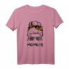 Momlife Leoparden-Sonnenbrille und Sonnenblume Muttertag T-Shirt – Stilvolles Geschenk für Mama, Oma & Tante zum Muttertag