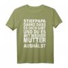 Danke Dass Du Es Mit Meiner Mutter Aushältst Papa Stiefpapa T-Shirt - Lustiges Geschenk zum Vatertag & Geburtstag
