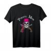 Rosa Piraten-Mom T-Shirt mit Jolly Roger Geschenk zum Muttertag, Geburtstag oder Weihnachten für Piraten- und Seefahrtsfans