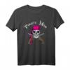 Rosa Piraten-Mom T-Shirt mit Jolly Roger Geschenk zum Muttertag, Geburtstag oder Weihnachten für Piraten- und Seefahrtsfans