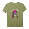Rosa Piraten-Mom T-Shirt mit Jolly Roger Geschenk zum Muttertag, Geburtstag oder Weihnachten für Piraten- und Seefahrtsfans