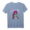Rosa Piraten-Mom T-Shirt mit Jolly Roger Geschenk zum Muttertag, Geburtstag oder Weihnachten für Piraten- und Seefahrtsfans