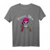 Rosa Piraten-Mom T-Shirt mit Jolly Roger Geschenk zum Muttertag, Geburtstag oder Weihnachten für Piraten- und Seefahrtsfans