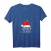 Mama Claus Weihnachten Damen T-Shirt mit V-Ausschnitt - Partnerlook Geschenk für Familie, Mutter, Großmutter & Festliche Weihnachtsoutfits