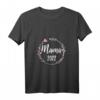 Damen Mama T-Shirt 2022 mit V-Ausschnitt - Perfekt für werdende Mütter, Schwangerschaft verkünden & Baby Party Geschenke