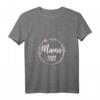 Damen Mama T-Shirt 2022 mit V-Ausschnitt - Perfekt für werdende Mütter, Schwangerschaft verkünden & Baby Party Geschenke