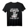 Just A Girl Who Loves Chinchillas Lustiges Chinchilla Kostüm T-Shirt - Perfektes Geschenk für Frauen, Mädchen & Tierliebhaber für Party, Geburtstag & Weihnachten