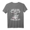 Just A Girl Who Loves Chinchillas Lustiges Chinchilla Kostüm T-Shirt - Perfektes Geschenk für Frauen, Mädchen & Tierliebhaber für Party, Geburtstag & Weihnachten