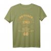 Oktober 1963 Lustiges T-Shirt zum 60. Geburtstag für Männer & Frauen – Vintage Geschenk für Jubiläum & Geburtstagsfeier