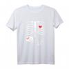 Damen Schwangere Mutter Halloween Shirt mit Baby Skelett - Lustiges Schwangerschafts-Halloween-T-Shirt für Partys und Geschenke