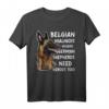 Belgische Malinois T-Shirt - Weil Hunde Helden brauchen für Malinois-Liebhaber und stolze Hundebesitzer