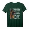 Belgische Malinois T-Shirt - Weil Hunde Helden brauchen für Malinois-Liebhaber und stolze Hundebesitzer