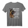 Belgische Malinois T-Shirt - Weil Hunde Helden brauchen für Malinois-Liebhaber und stolze Hundebesitzer