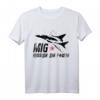 MIG 29 Russian Power T-Shirt - Luftfahrt & Militär Fanartikel für Flugzeugenthusiasten