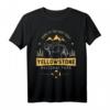 Yellowstone Wolf Vintage T-Shirt für Outdoor-Enthusiasten – Perfektes Geschenk für Wanderer, Camper & Naturfreunde