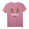 Rentier Pullover Damen Mama Mutter Outfit - Lustiges Weihnachtsfamilien Set für Partnerlook & festliche Anlässe