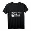 Damen Mutter der Braut T-Shirt mit V-Ausschnitt – Lustiges Party-Outfit für Junggesellinnenabschied & Hochzeitsfeier