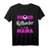 Stolzer Rottweiler Mutter-Hundeliebhaber T-Shirt – Unterstützung für Hundeadoption & Tierliebe