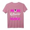 Stolzer Rottweiler Mutter-Hundeliebhaber T-Shirt – Unterstützung für Hundeadoption & Tierliebe