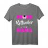 Stolzer Rottweiler Mutter-Hundeliebhaber T-Shirt – Unterstützung für Hundeadoption & Tierliebe