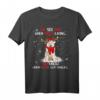 Lustiges Weihnachts-Pyjama mit Weihnachtsmann-Samojede & Rentier - Festliches T-Shirt für die ganze Familie & Hundeliebhaber