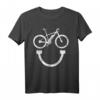 E-Bike Smile T-Shirt - Lustiges Elektro-Fahrrad & Pedelec Motiv als Geschenk für Fahrradfans und umweltbewusste Radfahrer