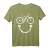 E-Bike Smile T-Shirt - Lustiges Elektro-Fahrrad & Pedelec Motiv als Geschenk für Fahrradfans und umweltbewusste Radfahrer