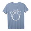 E-Bike Smile T-Shirt - Lustiges Elektro-Fahrrad & Pedelec Motiv als Geschenk für Fahrradfans und umweltbewusste Radfahrer