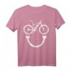 E-Bike Smile T-Shirt - Lustiges Elektro-Fahrrad & Pedelec Motiv als Geschenk für Fahrradfans und umweltbewusste Radfahrer