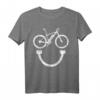 E-Bike Smile T-Shirt - Lustiges Elektro-Fahrrad & Pedelec Motiv als Geschenk für Fahrradfans und umweltbewusste Radfahrer